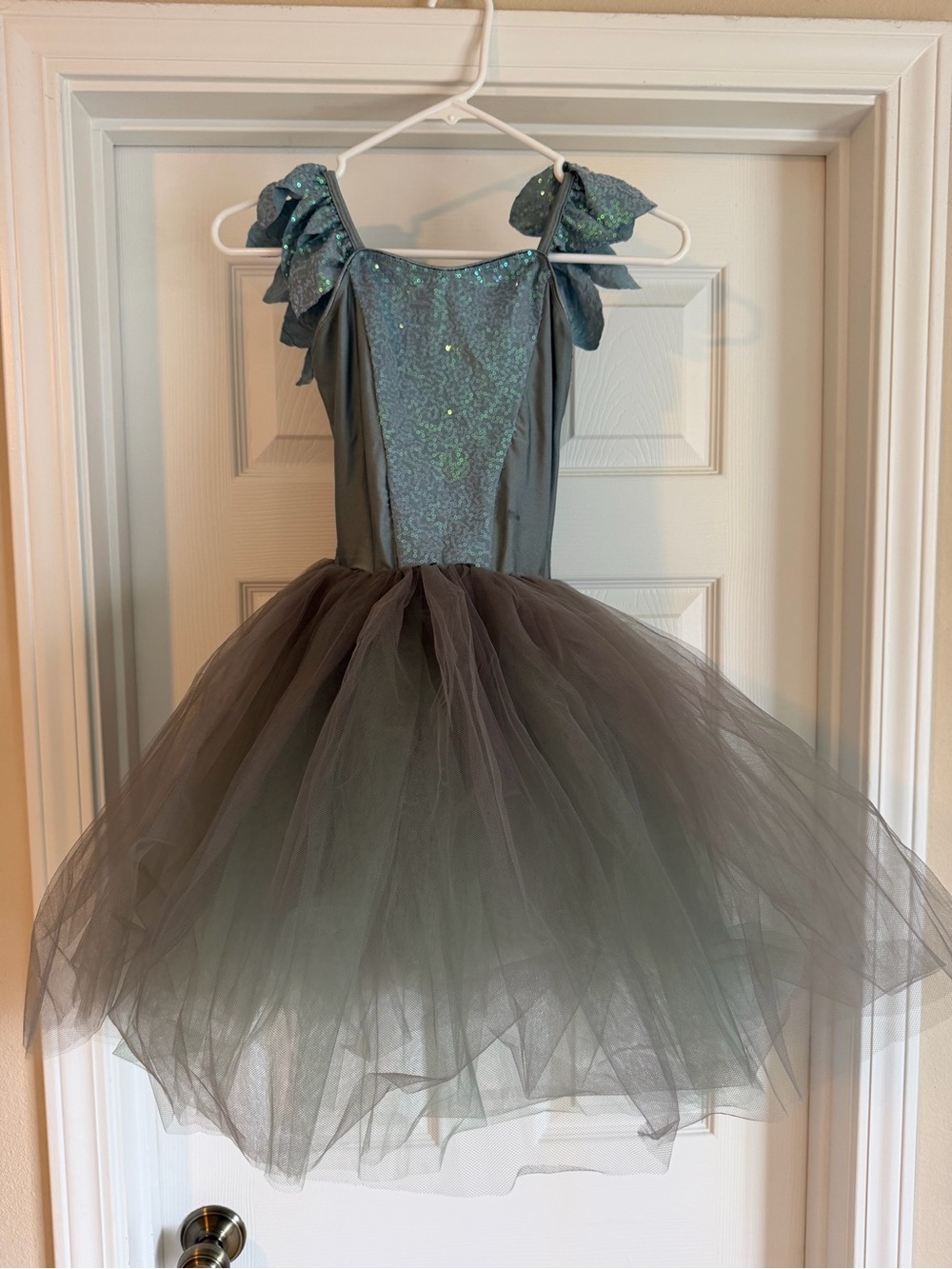 Revolution Teal Sparkle Tulle Dance Costume large child